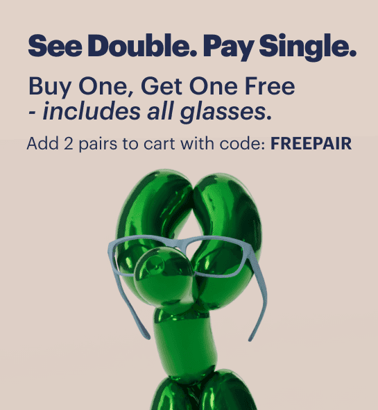Buy One Get One Free with code FREEPAIR